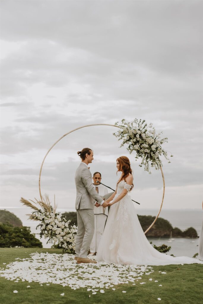 groom and bride photography for their wedding in costa rica