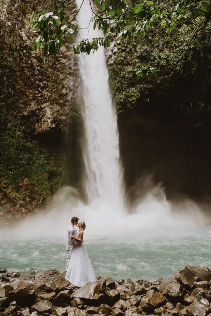 Costa Rica Waterfall Elopement at La Fortuna