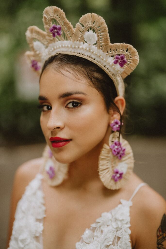 bride in La Fortuna Costa Rica